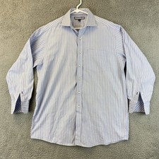 Tommy Hilfiger Men's Regular Fit Dress Shirt 16-32/33 Light Blue / 66-21