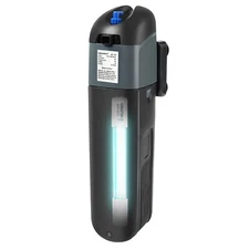 AQUANEAT Aquarium Filter 5W UV Bulb Green Water Killer Submersible Pump Filte...