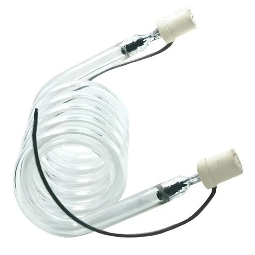 Vintage Xenon tubular spiral arc lamp DPKs 8000M - analog of USA PXA-80 tube NOS - Picture 7 of 22