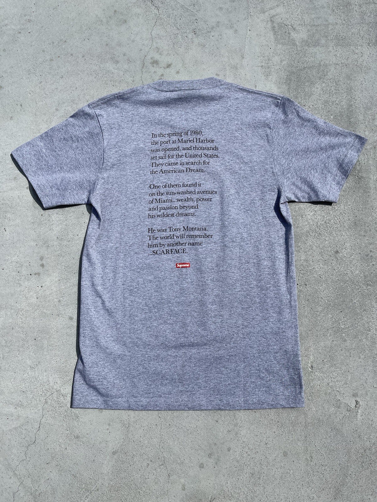 supreme x scarface split tee - image 5