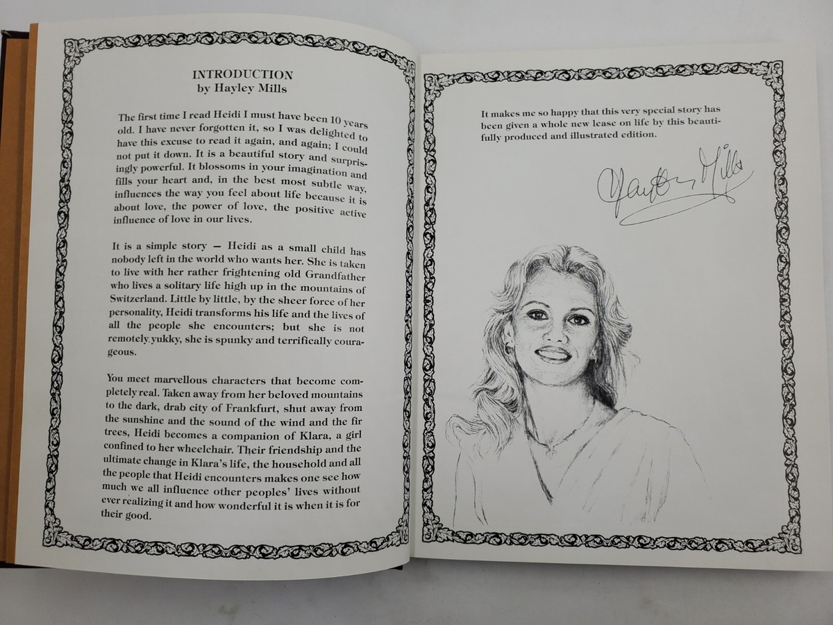 HEIDI by Johanna Spyri & Illustrated - Donna Pacinelli 1986