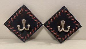 Two Pottery Barn Kids Sports Peg Diamond Baseball Wall Hooks