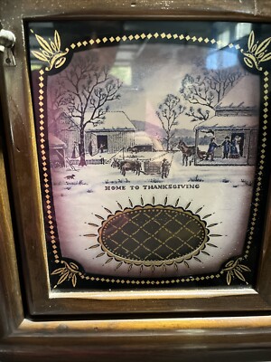 Antique New England clock wall Westminster Chimes Eight Day Spring
