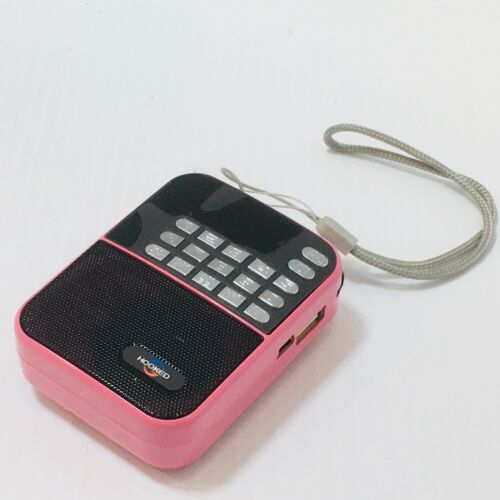 Bluetooth H-500 Multifunction LCD Portable AM/FM Radio Pink/Black/Red/Green - Picture 2 of 6