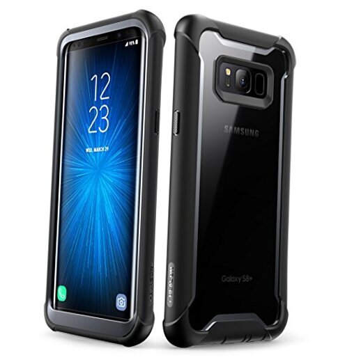 Case for Galaxy S8+ Plus 2017 Release, Ares Full-Body Rugged Clear Black