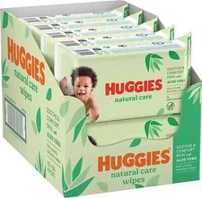 Huggies - Baby Wet Wipes, Natural Care, 56 Ct Each** WITH ALOE VERA** - 10 Packs