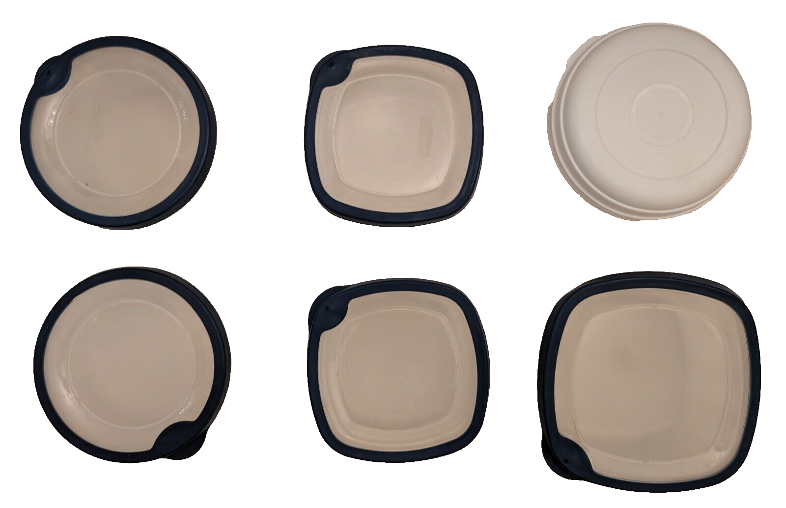 Six Rubbermaid Servin' Saver containers eBay