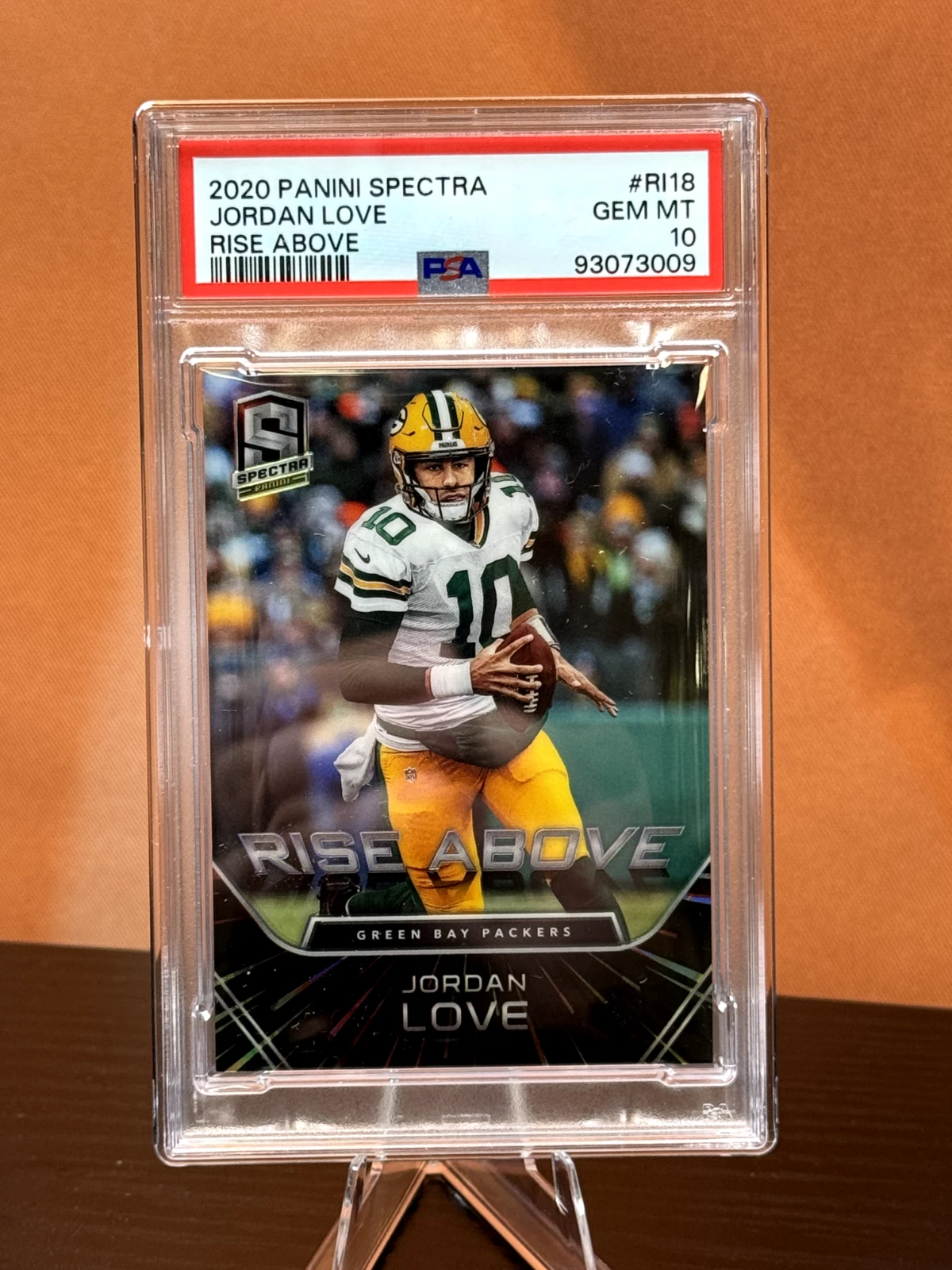 Jordan Love Panini Spectra Rise Above #RI18 Base