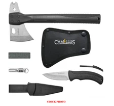 Camillus Frontier Pack Hatchet Scissors Sharpener Sheath Knife Fire Starter