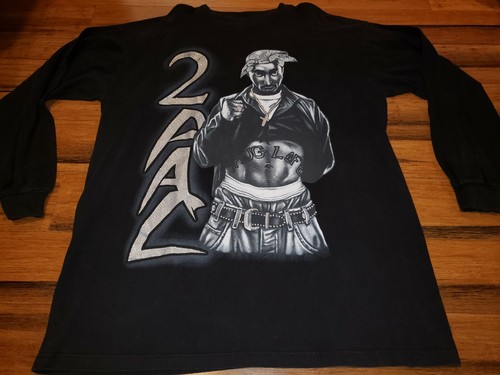 XL Vintage Tupac Rap Tee Thug Life Mens 