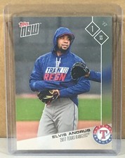 2017 TOPPS NOW ROAD TO OPENING DAY #OD-220 ELVIS ANDRUS RANGERS PRINT RUN 59