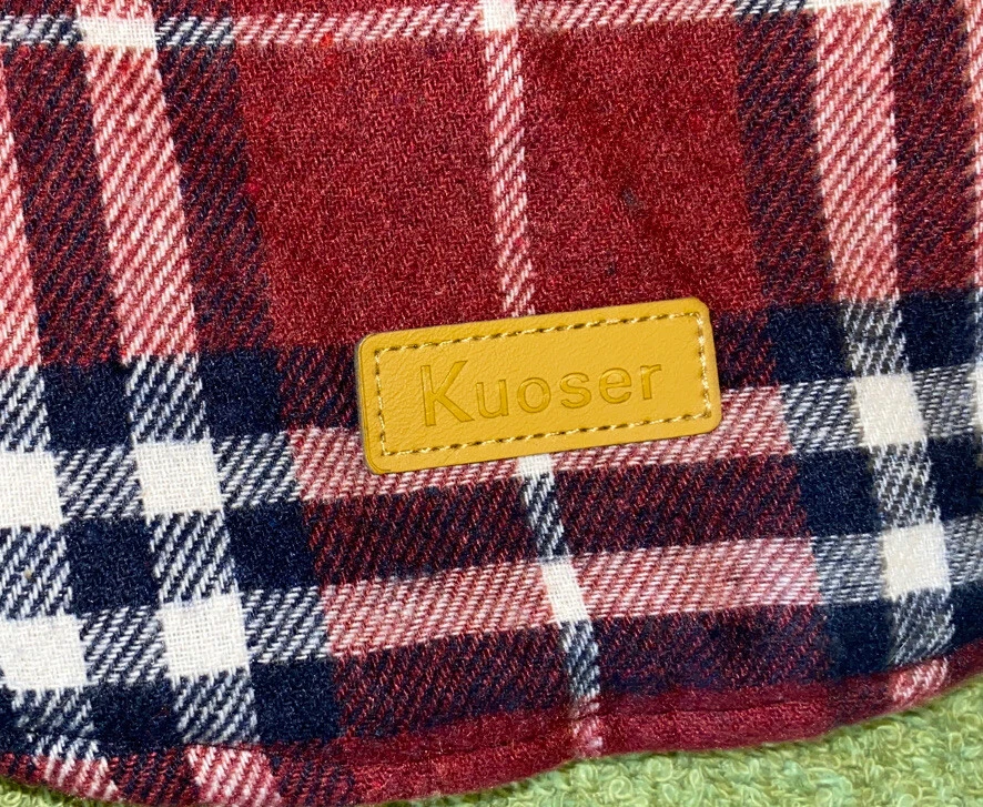 Sz L - Kuoser Plaid Flannel Dog Jacket Vest New W/ Tag  - Image 2 of 4