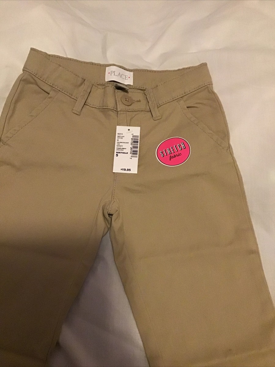 The Children's Place Girls' Uniform Bootcut Chino Pants | eBay