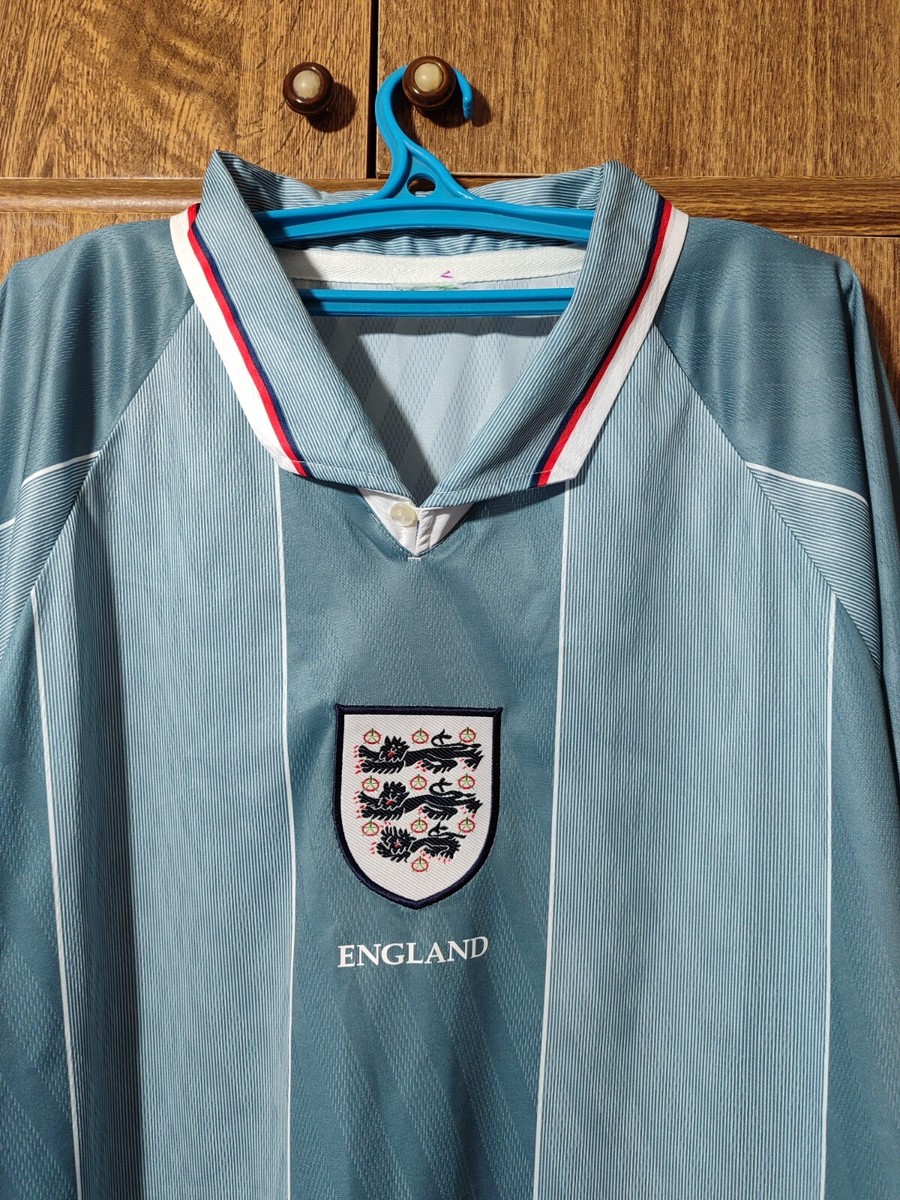ウェア England Soccer Uniform 1996 Away #8 Wholesale 1996 England Home Away Shirt No. 8 Gascoigne Ball