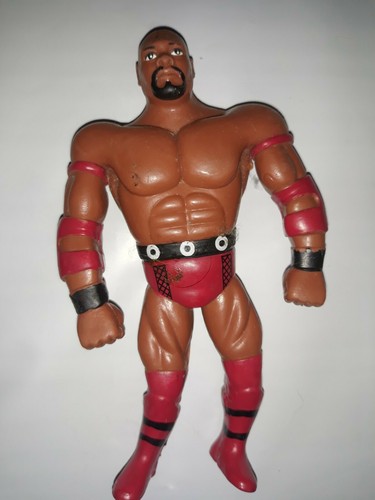 WWF Ahmed Johnson Bend-Ems Bendems Action Figure W...