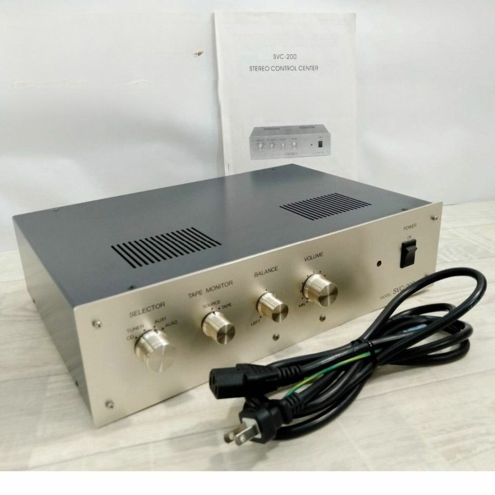 SUN AUDIO-サンオーディオ 真空管プリアンプ Model:SVC-200 SUN AUDIO-サンオーディオ 真空管プリアンプ Model:SVC-200 発売20周年