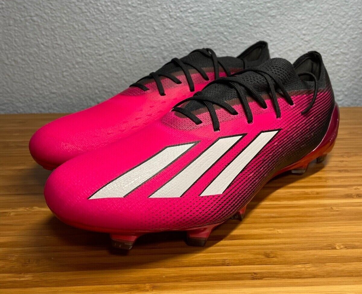 Adidas X Speedportal.1 FG Pink Black Soccer Cleats GZ5108 Adidas X Speedportal.1 FG Pink Black Soccer Cleats GZ5108