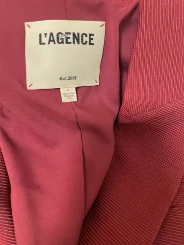 NEU AUTHENTISCHER L'AGENCE Kenzie Blazer Syrah - Bild 8 von 8
