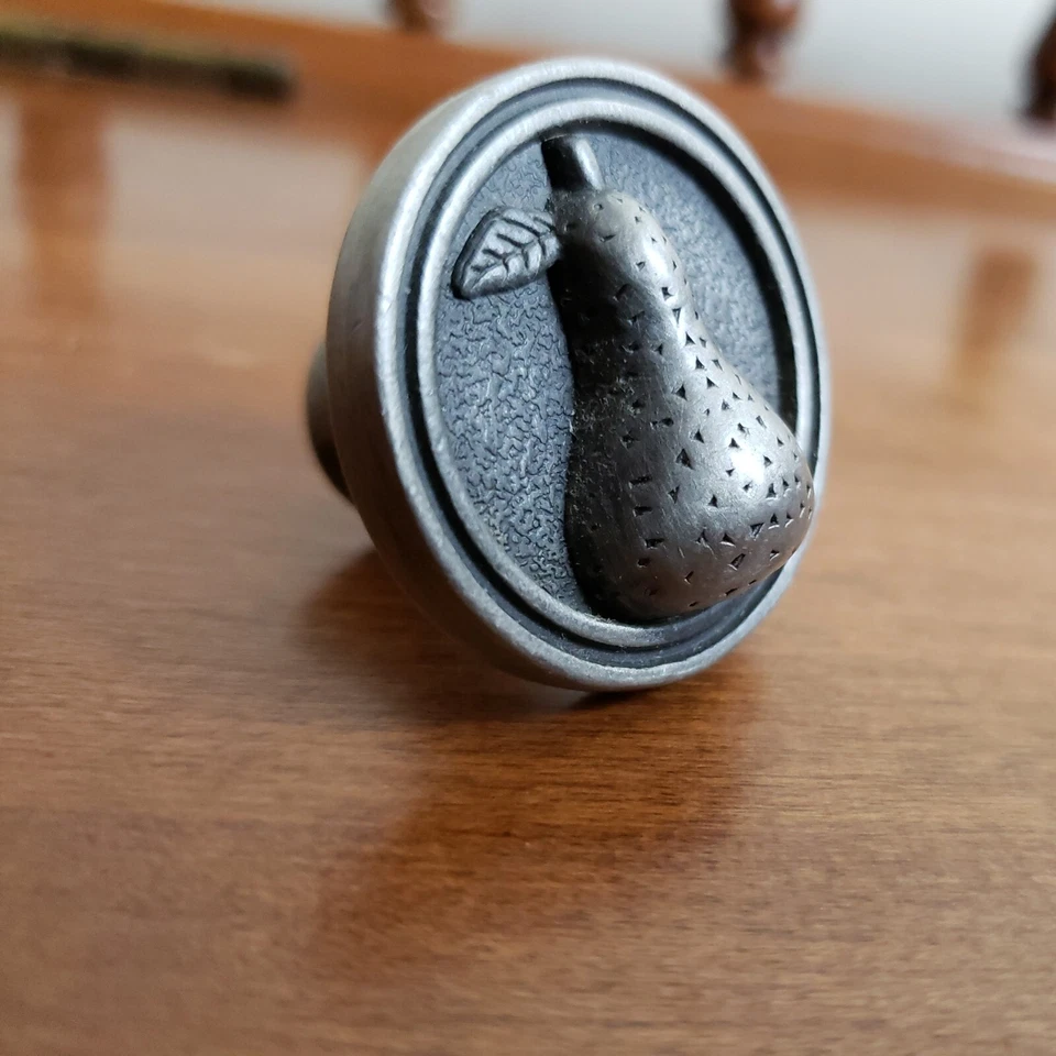 Грушевидный антикварный оловянный кухонный шкаф с ручкой и гравировкой 3D - Изображение 2 из 4