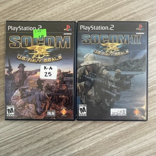 SOCOM 1 and 2: US Navy Seals Sony PlayStation 2 PS2 Complete CIB