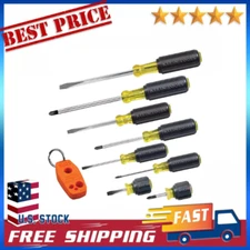 Klein Tools (85148) Screwdriver Set with Magnetizer/Demagnetizer (9-Piece) NEW
