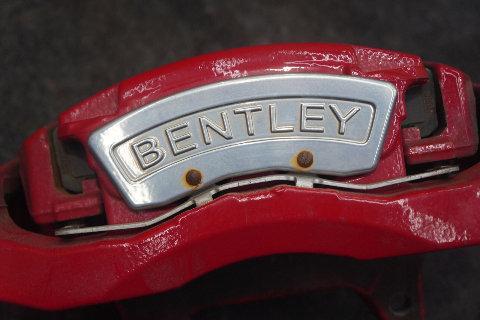 Front Right Brake Caliper & Bracket Red OEM Bentley Continental GTC Speed 2016