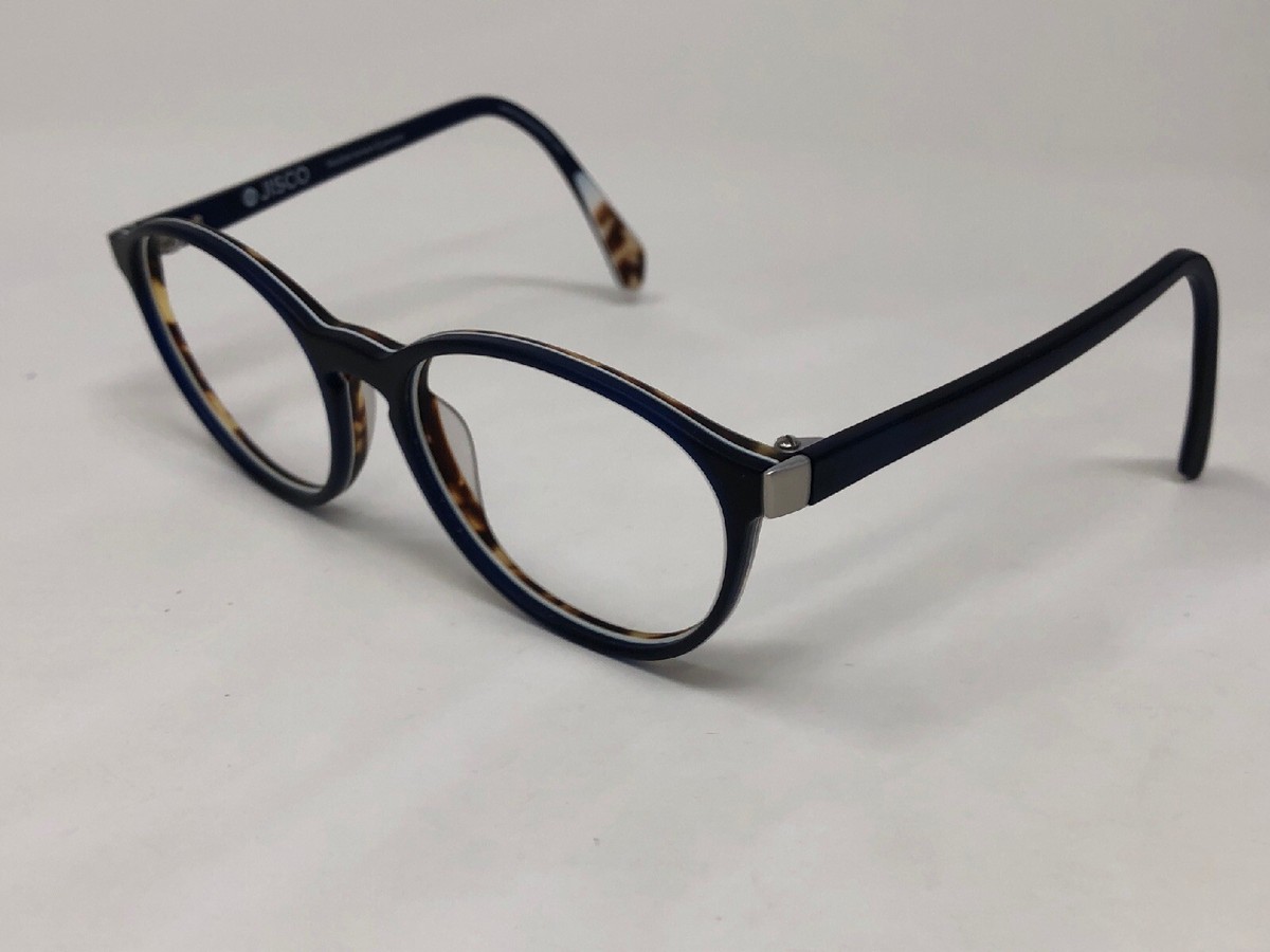 JISCO “JOHN” Eyeglasses Frame Petite 50-18-135 Navy Blue