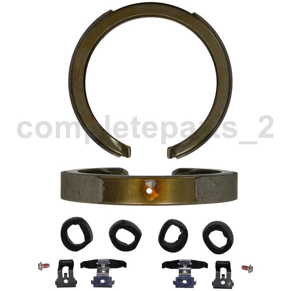 2 pastillas de freno delanteras traseras zapata de freno de estacionamiento para Cadillac Escalade 2008_ Foto 2 de 4