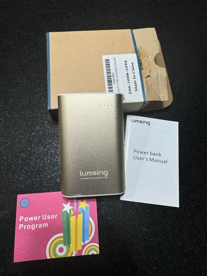 Lumsing Grand A1 Fit Compact 10050mAh Portable Dual-Port Power Bank - NEW - Image 4 of 4