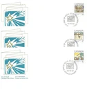 🍁Canada  #870 - 872   "Christmas Cards"  Three Brand New  1980 First Day Covers