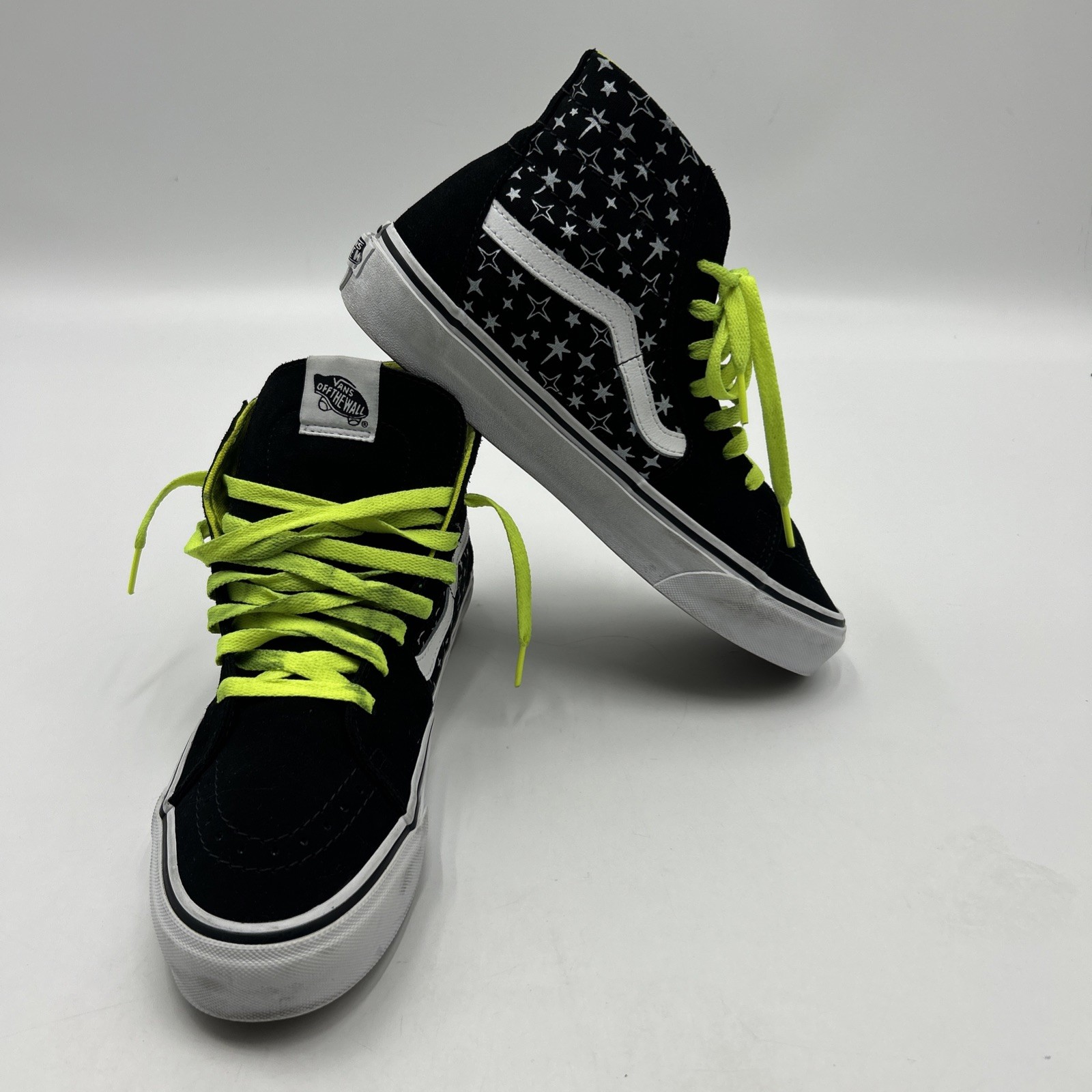 Vans Sk8-Hi STARS Lite Skate Shoe, Black Men’s Size 8.5 Women’s Size 10 Black