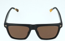 WMP Ace Black Square Polarized Sunglasses 1081 BLKBRW 54-20-151 B:43