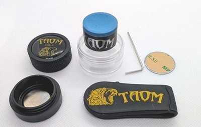 TAOM MAGNETISCHER SCHWARZER KREIDEHALTER & TAOM ORIGINAL BLAU V10 PRO KREIDE & KOSTENLOSER VERSAND