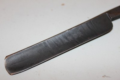 Vintage J. Stead & Co Sheffield The Manor Straight Cut Hals Rasiermesser handgeschmiedet