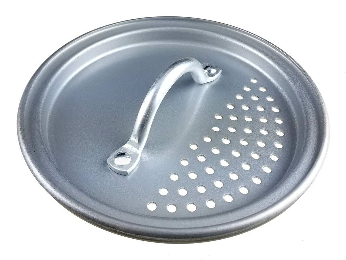 Inc. SL-1080 Strainer Lid, One Size, Brushed Aluminum