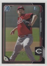2015 Bowman Chrome Prospects Asia Exclusive Black Refractor Sal Romano 4g3