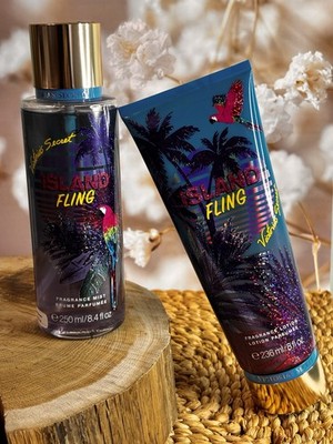 Victoria Secret Island Fling Set Body MIst & Fragrance Lotion 236 ml Neu