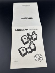 Dig Dug - Intellivision - w/ Manual - Tested & Works