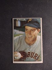 1953 Bowman Color #16 Bob Friend Pittsburgh Pirates Vg
