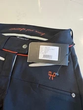 Horse Pilot, NWT  X-Balance breeches Black with Orange Piping Women's xS