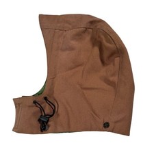 John Deere Snap On Insulated Hood Unisex Large Brown Cotton Duck Workwear NWT