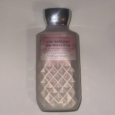 Bath & Body Works STRAWBERRY SNOWFLAKES Daily Nourishing Body Lotion 8 oz