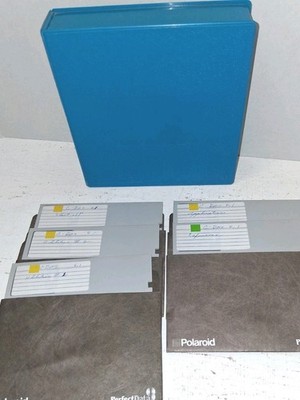 Concurrent PC-DOS 4.1 Five 5.25'' Floppy Disk Set Vintage + Storage Case