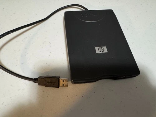 Vintage HP F5101A Mitsumi D353FUE External USB 3.5" Floppy Disk Drive FDD 1.44MB