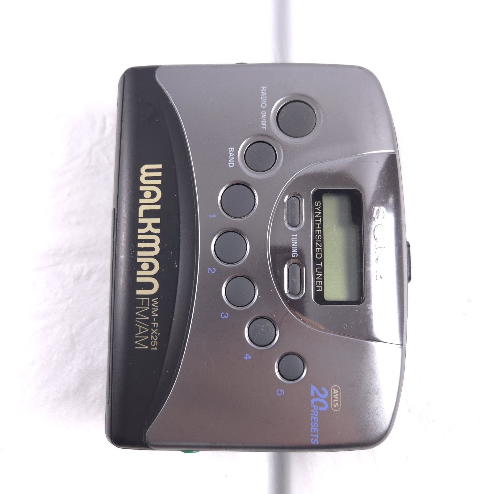 Sony Walkman WM-FX251 FM/AM Radio Cassette Player Radio - For Parts Or Repair