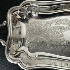 Sheridan Silver In Antique Us Silver-Plated Platters & Trays for