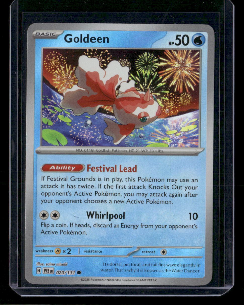 Pokemon SV: Prismatic Evolutions #020/131 Goldeen (Master Ball Pattern) - LP