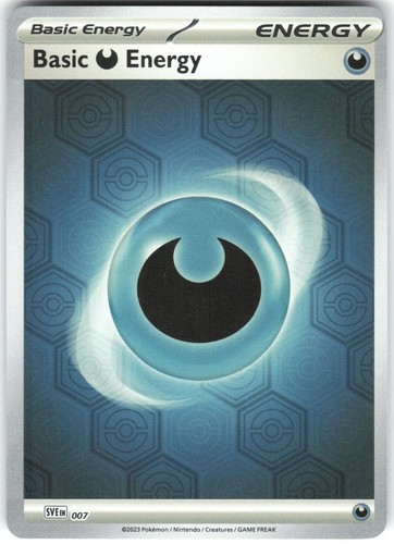 Basic Darkness Energy (Reverse Holo) 007 Shrouded Fable SFA LP Pokemon Card TCG