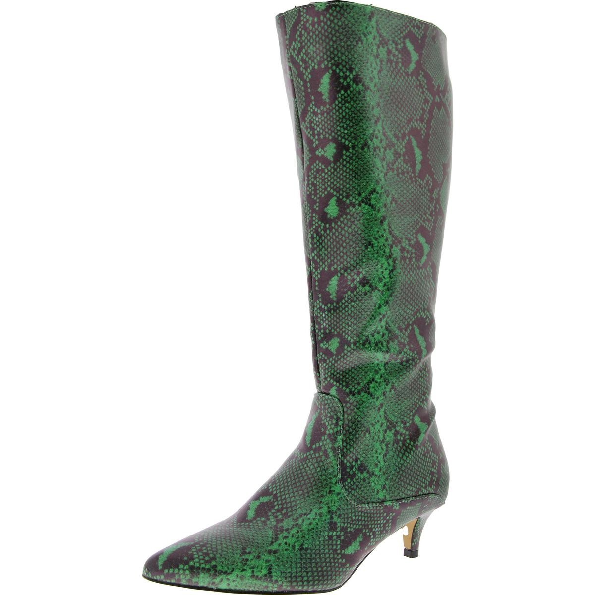 Женские сапоги до колена DARCY Green от French Connection 7 среднего размера BM BHFO 9840 20190₽