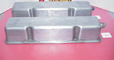 2 Aluminum Circle Track Or Drag Race Valve Covers Sb Chevy Nhra Ihra